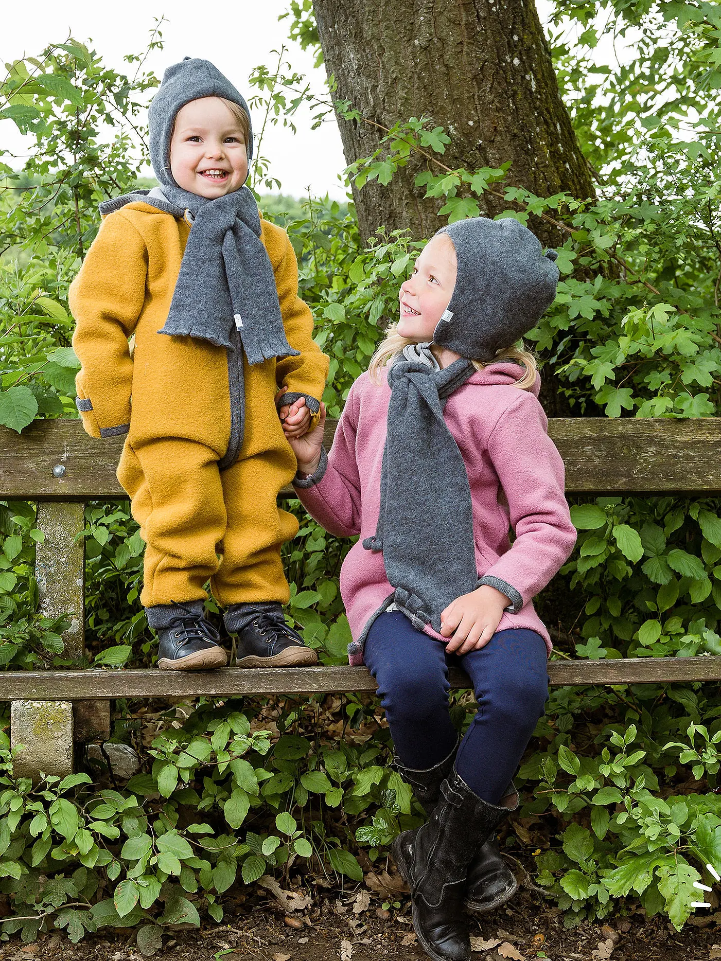 POPOLINI | Baby Wollwalk Overall | gelb